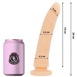 DELTA CLUB - TOYS натурален дилдо MEDICAL силиконов 20 см -O- 4 см