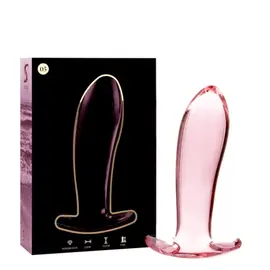NEBULA SERIES BY IBIZA - MODEL 5 ANAL PLUG боросиликатно стъкло розов 12.5 см -O- 3.5 см