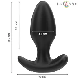 INTENSE - JOEY ANAL PLUG 10 VIBRATIONS черен дистанционно управление