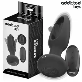 ADDICTED TOYS - ANAL PLUG с VIBRATING TONGUE и дистанционно управление