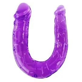BAILE - Двоен дилдо IN LILAC FLEXIBLE желе