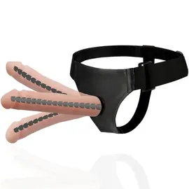 HARNESS ATTRACTION - DERICK гъвкав телесен 22.5 см диаметър 4.5 смснимка 2