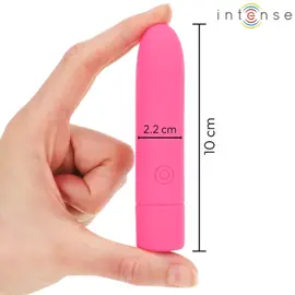 INTENSE - SYMONE USB презареждаем вибриращ вибро куршум 8 вибрации розов 10 X 2.2 смснимка 2