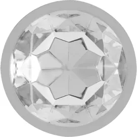 INTENSE - ALUMINUM метален ANAL PLUG с сребрист CRYSTAL SIZE Lснимка 2