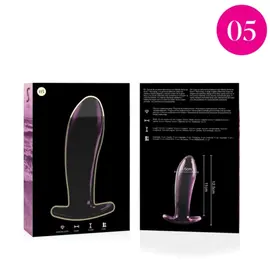 NEBULA SERIES BY IBIZA - MODEL 5 ANAL PLUG боросиликатно стъкло розов 12.5 см -O- 3.5 смснимка 2