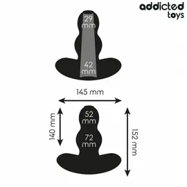 ADDICTED TOYS - HOLLOW ANAL PLUG силиконов SIZE XXL 15.2 смснимка 2