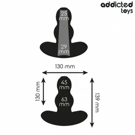 ADDICTED TOYS - HOLLOW ANAL PLUG силиконов SIZE XL 13.9 смснимка 2