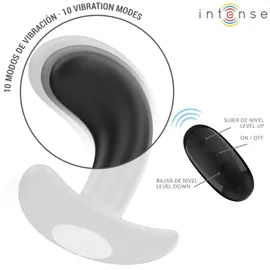 INTENSE - CHANDLER ANAL PLUG 10 VIBRATIONS черен дистанционно управлениеснимка 3