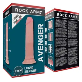 ROCKARMY - ROCKARMY LIQUID силиконов PREMIUM AVENGER реалистичен 19 см -O- 3.98 см