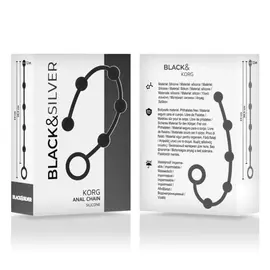 BLACK&SILVER - KORG ANAL ROSARY силиконов INITIATION 21 смснимка 4