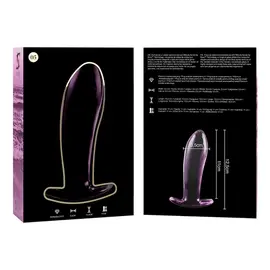 NEBULA SERIES BY IBIZA - MODEL 5 ANAL PLUG боросиликатно стъкло розов 12.5 см -O- 3.5 смснимка 4