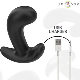 INTENSE - CHANDLER ANAL PLUG 10 VIBRATIONS черен дистанционно управлениеснимка 4
