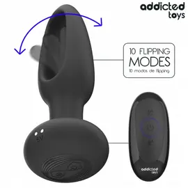 ADDICTED TOYS - ANAL PLUG с VIBRATING TONGUE и дистанционно управлениеснимка 4