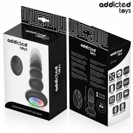ADDICTED TOYS - THRUSTING VIBRATING ANAL PLUG, LED LIGHT дистанционно управлениеснимка 5