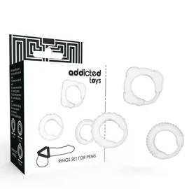 ADDICTED TOYS - C-RING комплект прозрачен