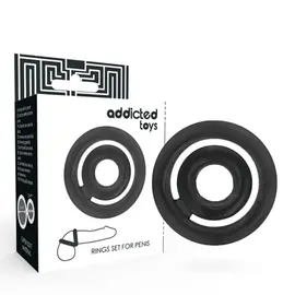ADDICTED TOYS - POTENZ- C-RING PENIS черен
