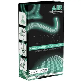 UNIQ - AIR без латекс FEMALE презерватив 3 бр.