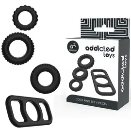 ADDICTED TOYS - Пенис пръстен комплект 4 PIECES