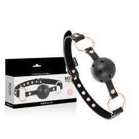 BEGME - Черен EDITION BALL гег VEGAN LEATHER