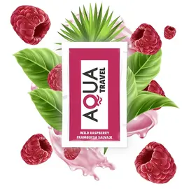 AQUA TRAVEL - WILD RASPBERRY FLAVOUR лубрикант на водна основа 6 ML