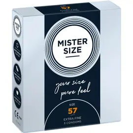 MISTER SIZE - Презерватив SIZE L 57 мм (3 бр.)