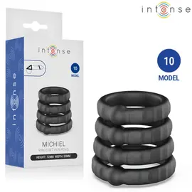 INTENSE - MICHIEL комплект OF 4 PENIS RINGS MODEL 10