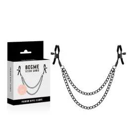 BEGME - Червен EDITION NIPPLE CLIPS с CHAINснимка 2