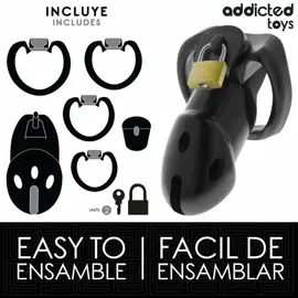 ADDICTED TOYS LOCKED - UNBROKEN DEN клетка за пенис 9.8 смснимка 2