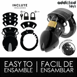 ADDICTED TOYS LOCKED - CHASTITY DEPTHS клетка за пенис 7.5 смснимка 2
