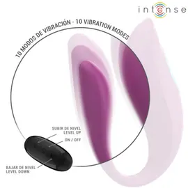 INTENSE - ANNIE U-SHAPED вибратор и STIMULATOR лилав дистанционно управлениеснимка 2