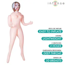 INTENSE DOLLS - NICOLE INFLATABLE DOLL с THREE ORIFICESснимка 2