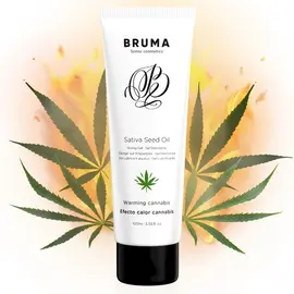 BRUMA - SATIVA SEED OIL SLIDING GEL WARMING CANNABIS FLAVOR 100 MLснимка 3