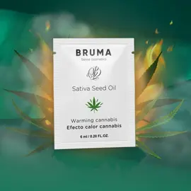 BRUMA - SATIVA SEED OIL SLIDING GEL WARMING CANNABIS FLAVOR 6 MLснимка 3