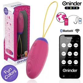 ONINDER CUTE - LOVE PLEASURE VIBRO-WAVE TAPPING силиконов EGG - FREE GLOBAL APPснимка 3