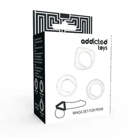 ADDICTED TOYS - C-RING комплект прозраченснимка 4