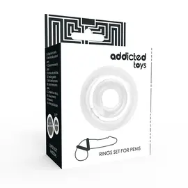ADDICTED TOYS - POTENZ- C-RING PENIS прозраченснимка 4