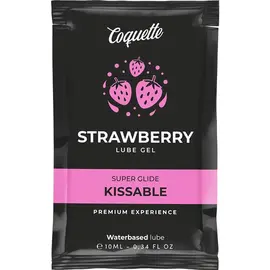COQUETTE CHIC DESIRE - STRAWBERRY WATER BASED KISSABLE LUBRICANT POCKET 10 MLснимка 4