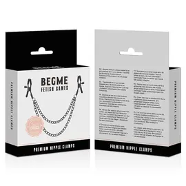 BEGME - Червен EDITION NIPPLE CLIPS с CHAINснимка 4