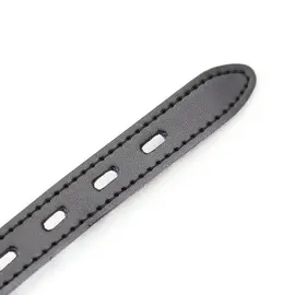 OHMAMA FETISH - Силиконов BALL гег с LEATHER BELT (PADLOCK включен)снимка 4