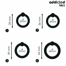 ADDICTED TOYS - Комплект OF PRESSURE силиконов RINGSснимка 4
