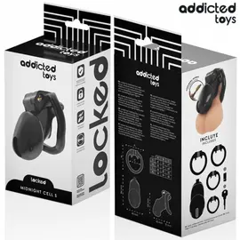 ADDICTED TOYS LOCKED - MINDNIGHT CELL клетка за пенис SIZE Sснимка 4