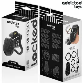 ADDICTED TOYS LOCKED - CHAINED HOLLOW клетка за пенис 10.5 смснимка 4