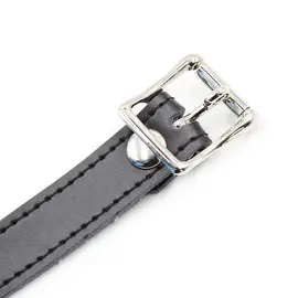 OHMAMA FETISH - Силиконов BALL гег с LEATHER BELT (PADLOCK включен)снимка 5