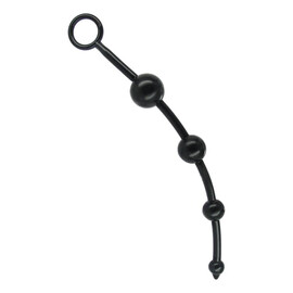 ПРОМО!!! Анална броеница Black Jelly Вeads + Анален лубрикант Cupid Glide Anal Bio Vegan 50ml  Анални броеници