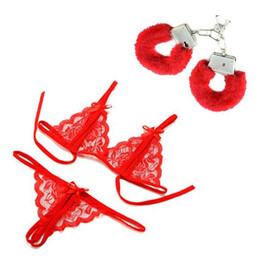 Комплект Sexy Woman in Red  Белезници