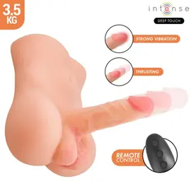INTENSE DEEP TOUCH - DAMIEN торс с реалистично дилдо, thrusting движение, вибрация и дистанционно управление 3.5 кг секс кукла/торс