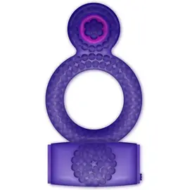 CASUAL LOVE - RING VIBRATING двоен PLEASURE лилавснимка 2
