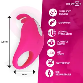 MORESSA - BRAD PREMIUM силиконов RECHARGEABLE розовснимка 4