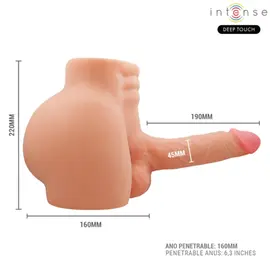 INTENSE DEEP TOUCH - RICHIE торс с анус, реалистично дилдо, thrusting движение, вибрация и дистанционно управление 4.7 кг секс кукла/торсснимка 4