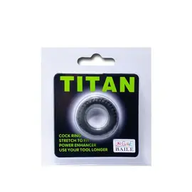 BAILE - TITAN пенис пръстен черен зелен 2 смснимка 5